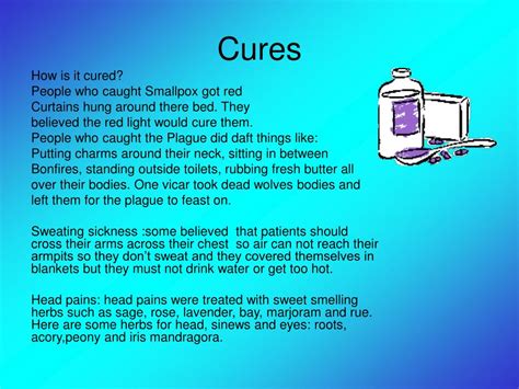 tudor illnesses and cures